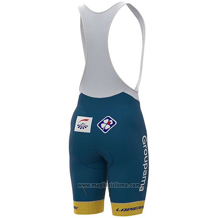 2020 Abbigliamento Ciclismo Groupama-FDJ Campione Svezia Manica Corta e Salopette